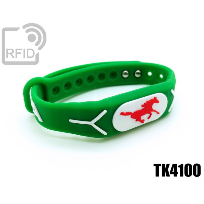 BR19C01 Braccialetti RFID silicone rilievo TK4100 thumbnail