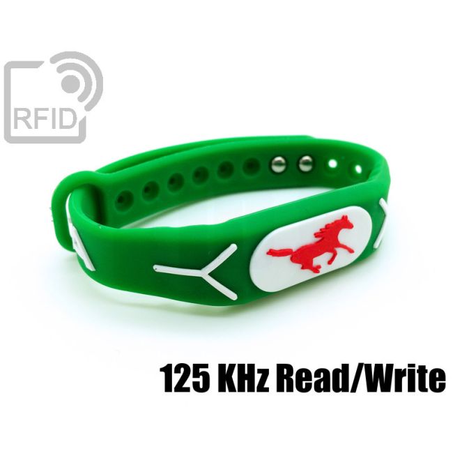 BR19C18 Braccialetti RFID silicone rilievo 125 KHz Read/Write thumbnail