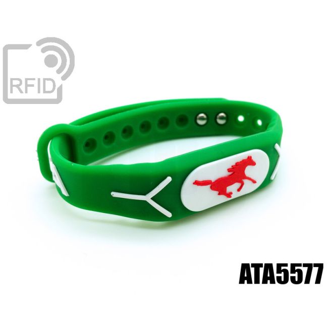 BR19C41 Braccialetti RFID silicone rilievo ATA5577 thumbnail