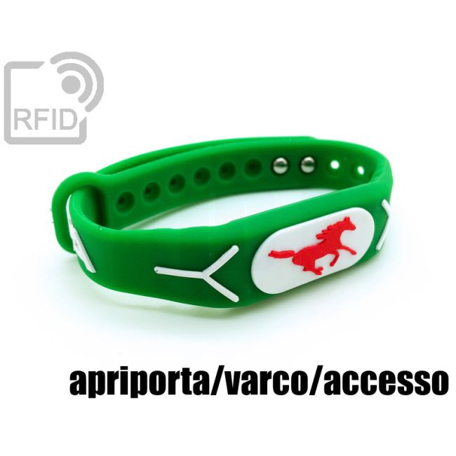 BR19C71 Braccialetti RFID silicone rilievo apriporta-varco-accesso thumbnail