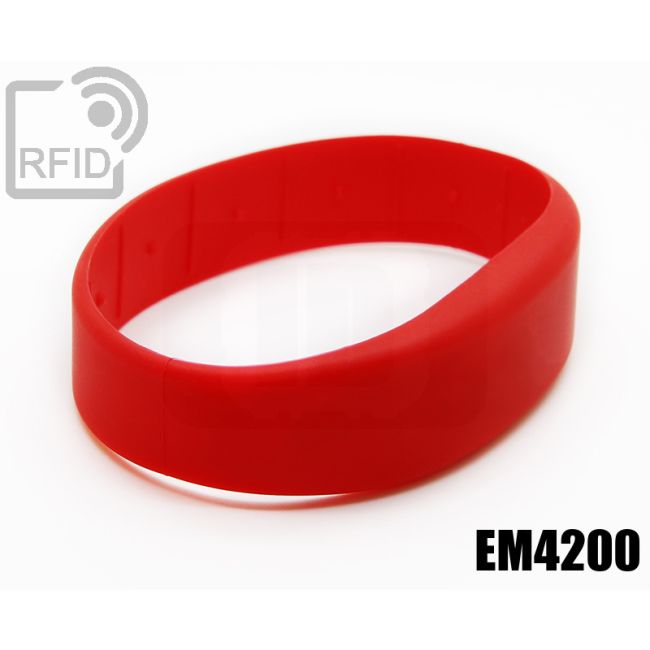 BR20C02 Braccialetti RFID silicone fascia EM4200 thumbnail