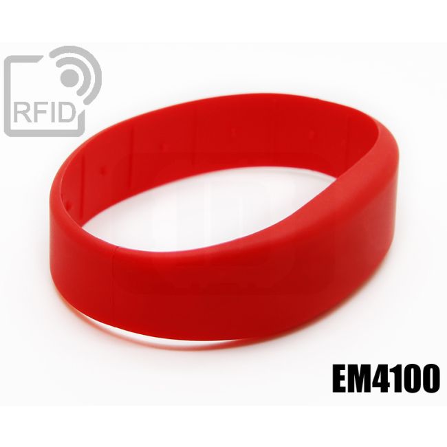 BR20C16 Braccialetti RFID silicone fascia EM4100 thumbnail