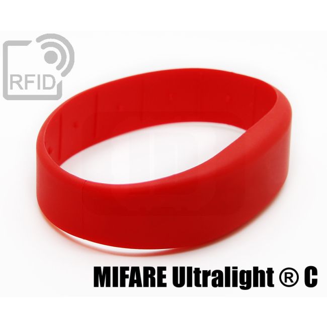 BR20C47 Braccialetti RFID silicone fascia NFC Mifare Ultralight ® C thumbnail