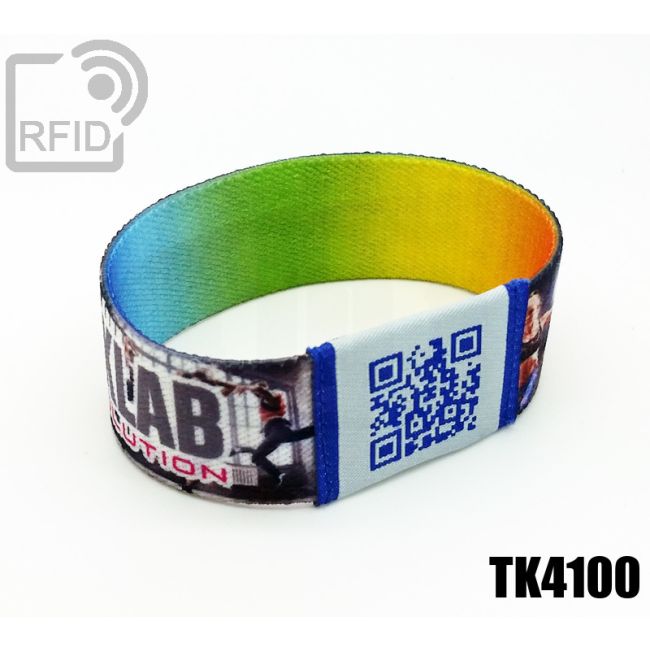 BR21C01 Braccialetti RFID elastico 25 mm TK4100 thumbnail