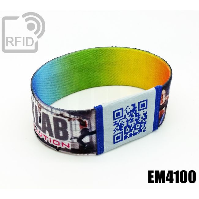 BR21C16 Braccialetti RFID elastico 25 mm EM4100 thumbnail