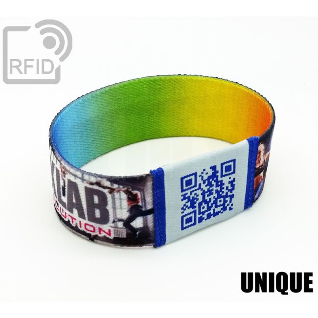 BR21C20 Braccialetti RFID elastico 25 mm Unique thumbnail