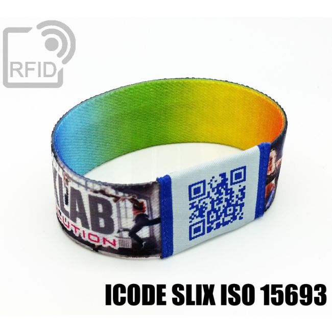 BR21C53 Braccialetti RFID elastico 25 mm ICode SLIX iso 15693 thumbnail