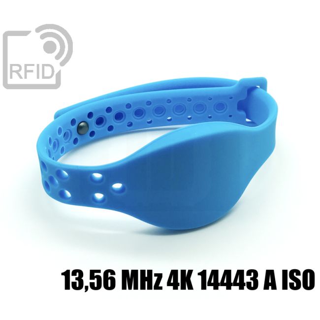 BR22C45 Braccialetti RFID silicone regolabile 13