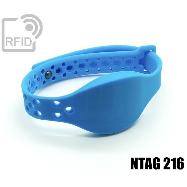 BR22C68 Braccialetti RFID silicone regolabile NFC ntag216 swatch