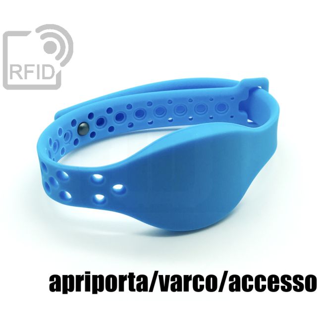 BR22C71 Braccialetti RFID silicone regolabile apriporta-varco-accesso swatch