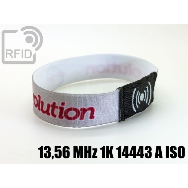 BR23C23 Braccialetti RFID elastico 15 mm 13