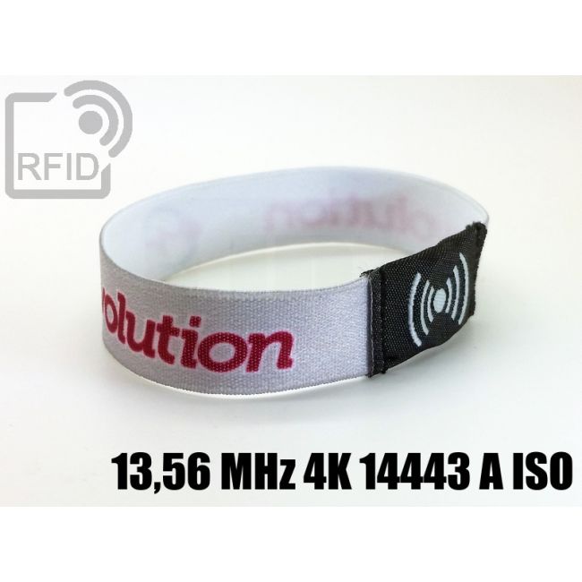 BR23C45 Braccialetti RFID elastico 15 mm 13