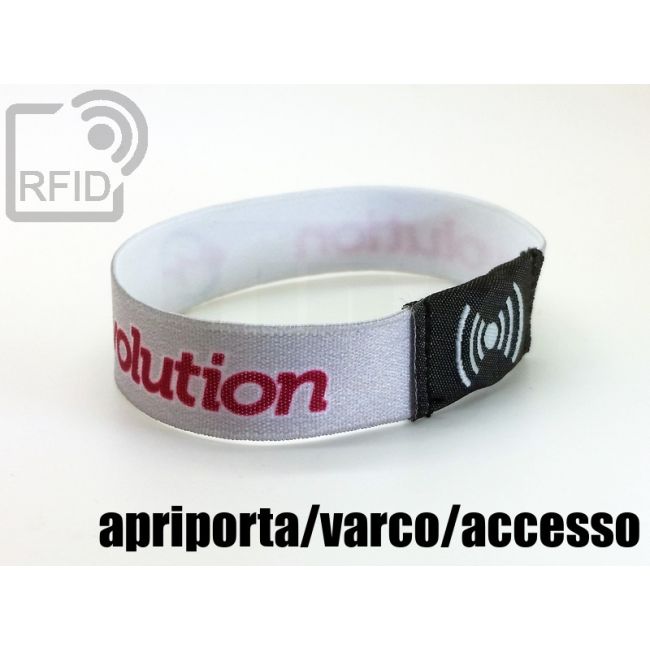 BR23C71 Braccialetti RFID elastico 15 mm apriporta-varco-accesso thumbnail