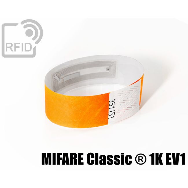 BR25C08 Braccialetti RFID Tyvek ® Mifare Classic ® 1K Ev1 thumbnail