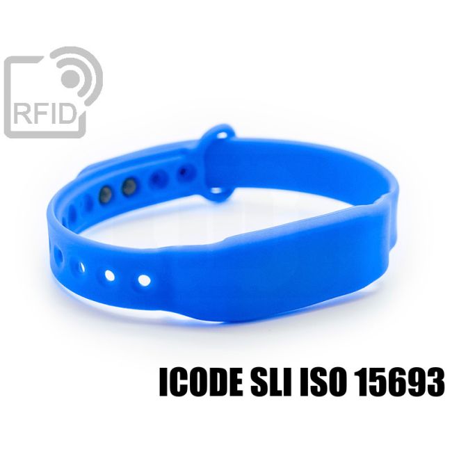 BR28C11 Braccialetti RFID silicone slim clip NFC ICode SLI iso 15693 swatch