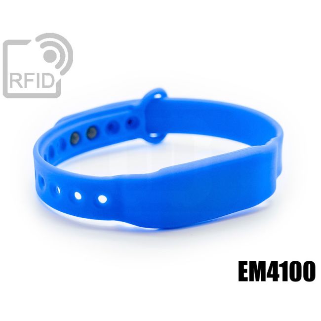 BR28C16 Braccialetti RFID silicone slim clip EM4100 swatch