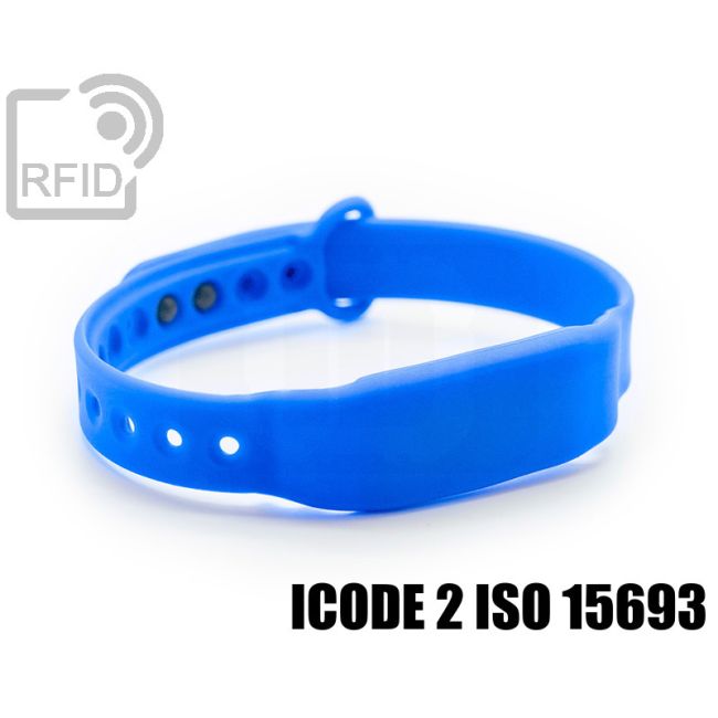 BR28C51 Braccialetti RFID silicone slim clip ICode 2 iso 15693 swatch