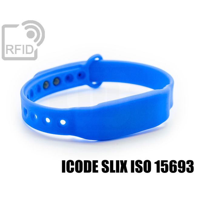 BR28C53 Braccialetti RFID silicone slim clip ICode SLIX iso 15693 swatch