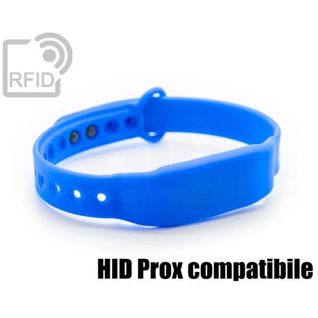 BR28C76 Braccialetti RFID silicone slim clip HID Prox compatibile swatch