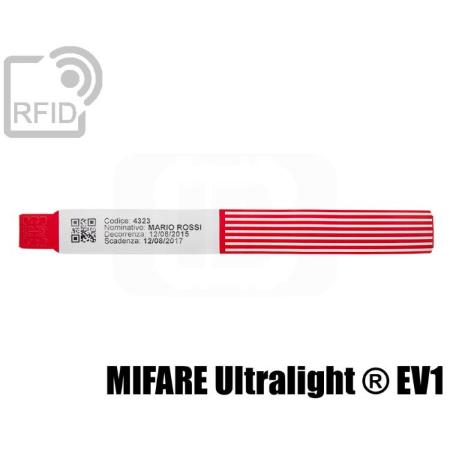 BR29C46 Bracciali ospedalieri RFID stampabili NFC Mifare Ultralight ® EV1 thumbnail