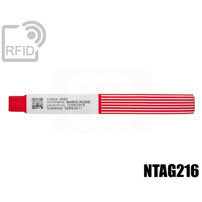 BR29C68 Bracciali ospedalieri RFID stampabili NFC ntag216 thumbnail