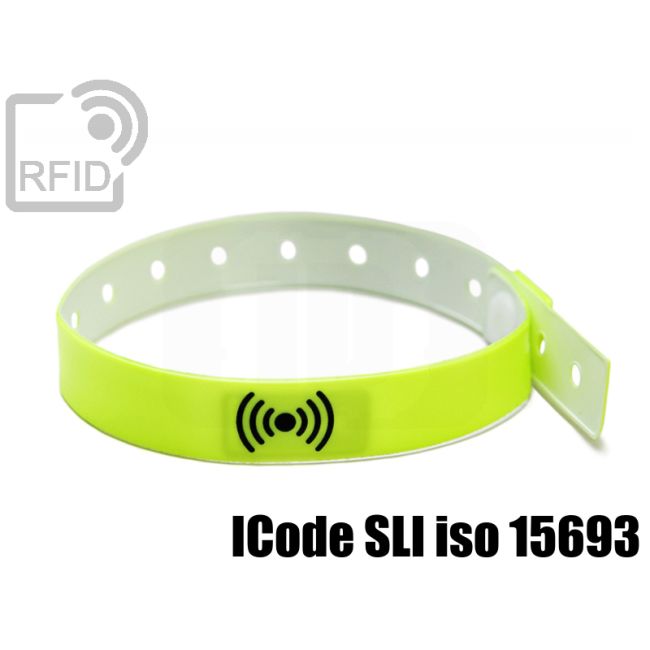 BR30C11 Braccialetti RFID vinile monouso 14 mm NFC ICode SLI iso 15693 thumbnail