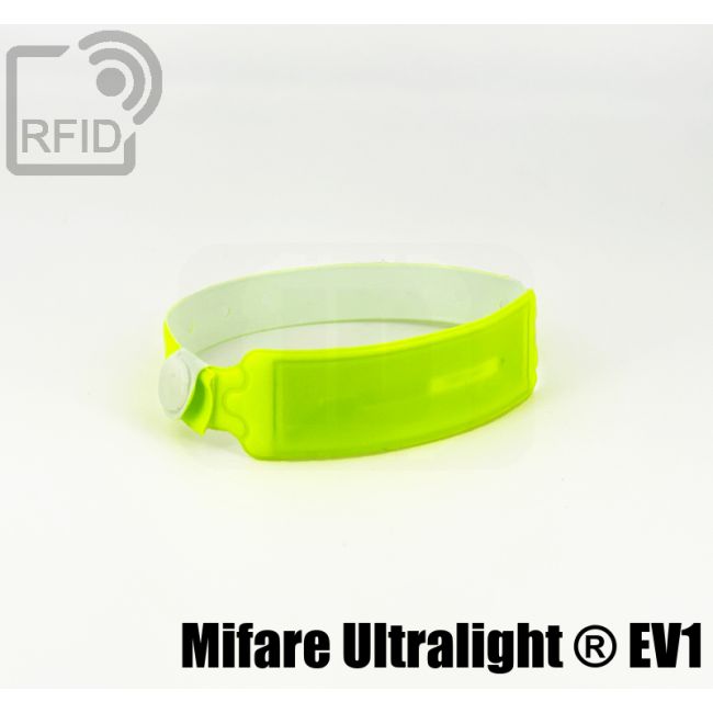 BR31C46 Braccialetti RFID monouso impermeabili NFC Mifare Ultralight ® EV1 thumbnail