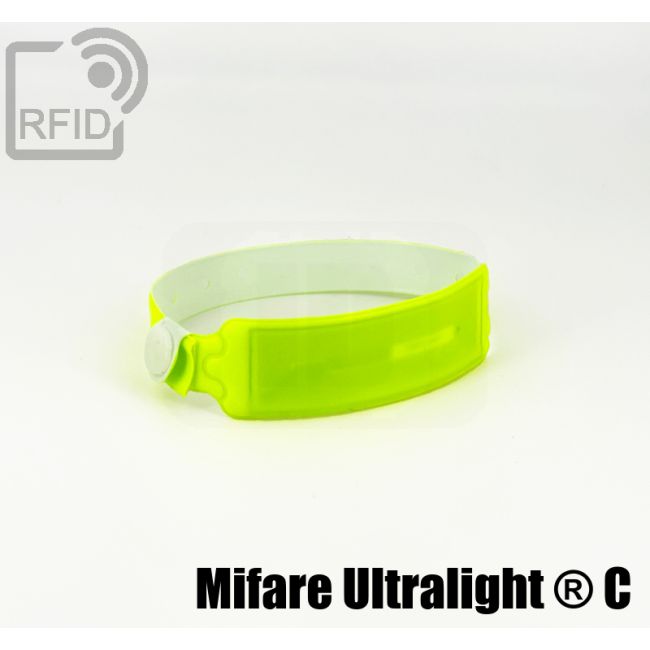 BR31C47 Braccialetti RFID monouso impermeabili NFC Mifare Ultralight ® C thumbnail