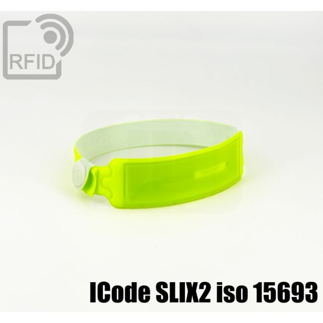 BR31C85 Braccialetti RFID monouso impermeabili NFC ICode SLIX2 iso 15693 thumbnail