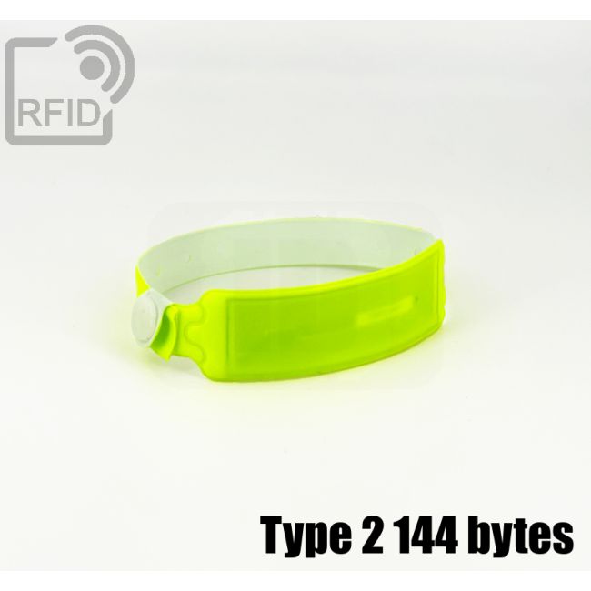 BR31C93 Braccialetti RFID monouso impermeabili NFC Type 2 144 bytes thumbnail