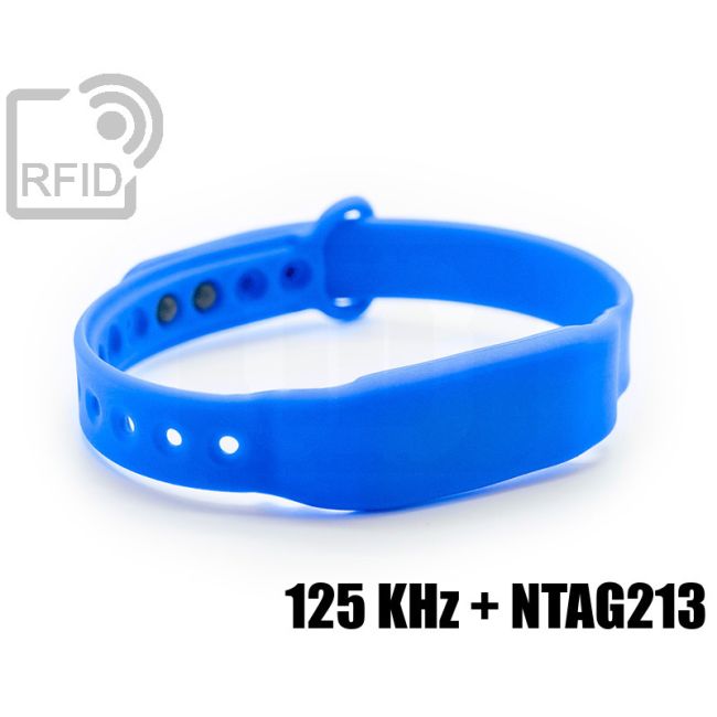 BR32D27 Braccialetti RFID silicone slim clip NFC 125 KHz + ntag213 swatch