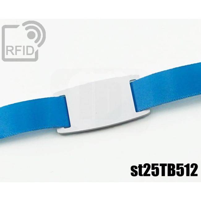 BR33C80 Slider RFID per braccialetti 12 mm st25TB512 14443 B iso swatch