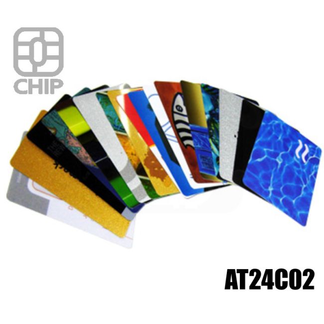 CC02L12 Tessere chip card personalizzate AT24C02 swatch