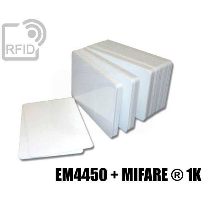 CD01D08 Tessere doppia tripla frequenza EM4450 + Mifare ® 1K swatch