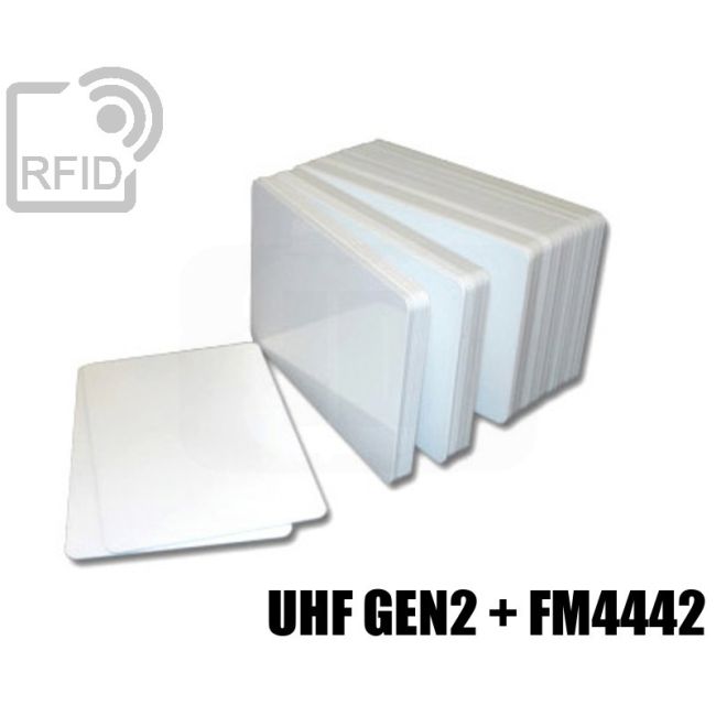 CD01D18 Tessere doppia tripla frequenza UHF Gen2 + FM4442 swatch