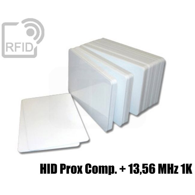 CD01D38 Tessere doppia tripla frequenza HID Prox Comp. + 13