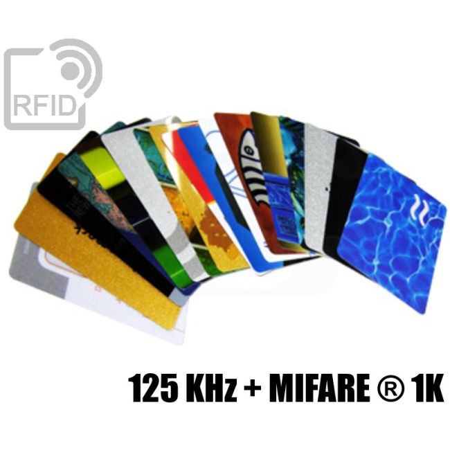 CD02D02 Tessere stampate doppio triplo chip 125 KHz + Mifare ® 1K thumbnail