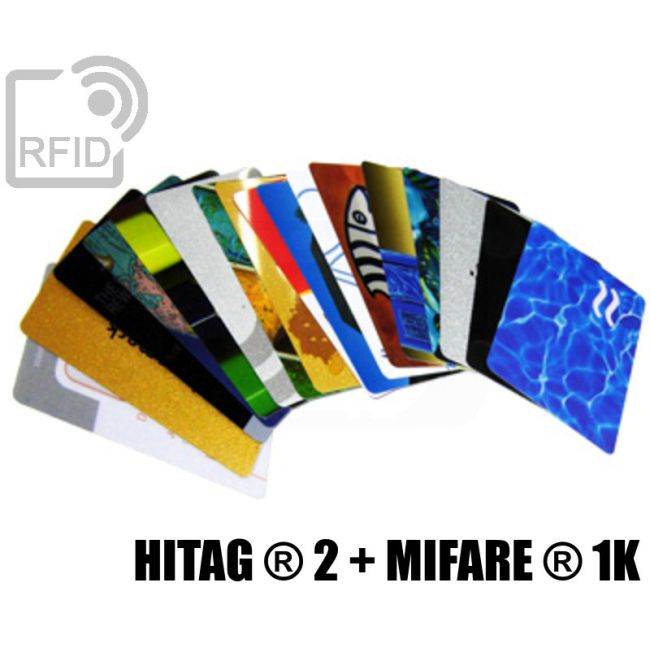 CD02D37 Tessere stampate doppio triplo chip Hitag ® 2 + Mifare ® 1K thumbnail