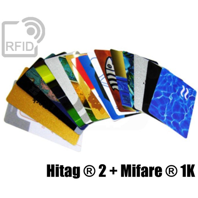 CD03D37 Tessere stampate 48H combo Hitag ® 2 + Mifare ® 1K swatch