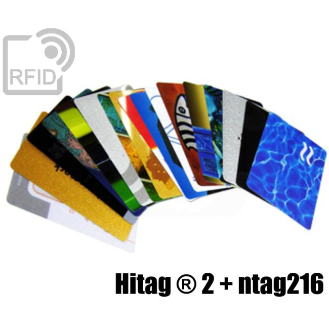 CD03D46 Tessere stampate 48H combo NFC Hitag ® 2 + ntag216 thumbnail