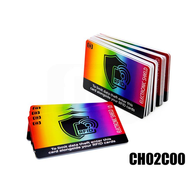 CH02C00 Blocking card RFID NFC protezione attiva personalizzate swatch