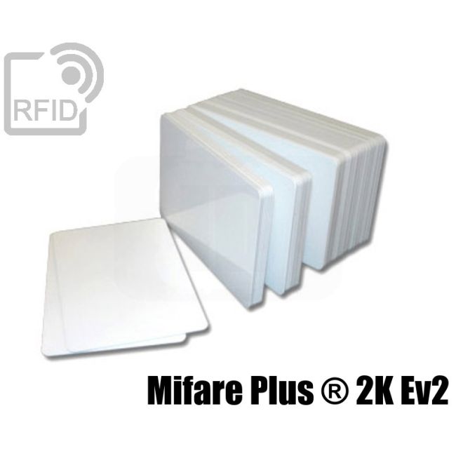 CR01C13 Tessere card bianche RFID Mifare Plus ® 2K Ev2 swatch