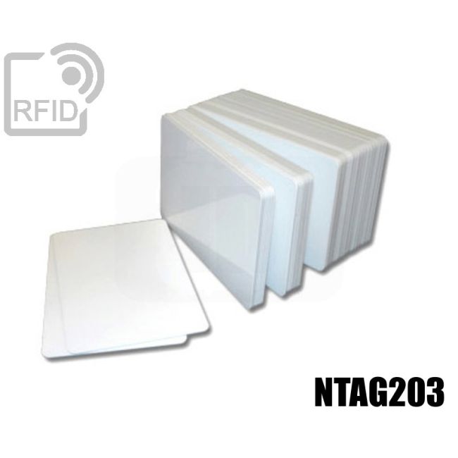 CR01C35 Tessere card bianche RFID NFC Ntag203 thumbnail