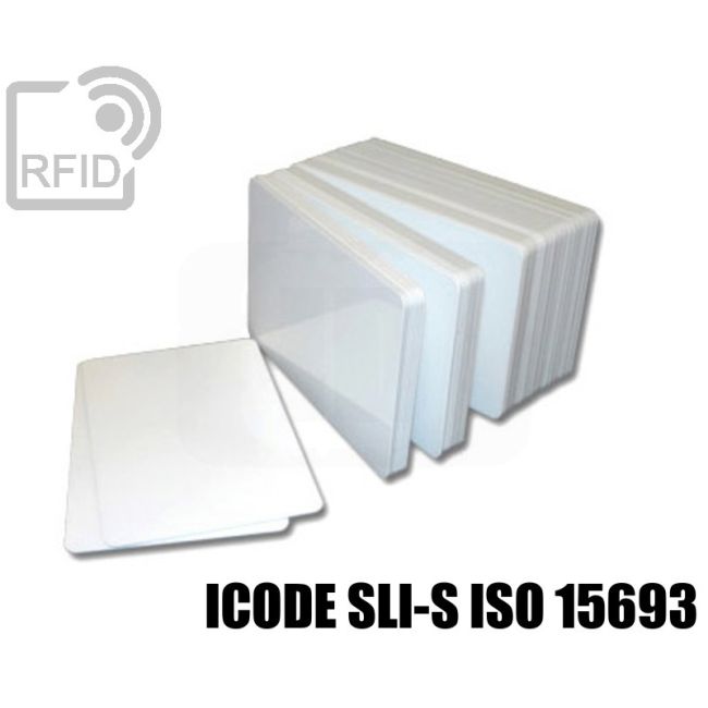 CR01C52 Tessere card bianche RFID ICode SLI-S iso 15693 swatch