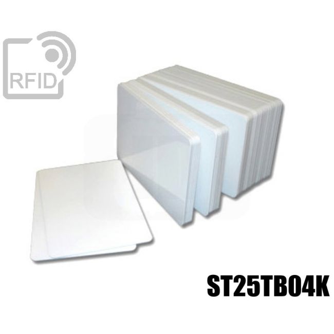 CR01C79 Tessere card bianche RFID St25TB04K 14443 B iso swatch