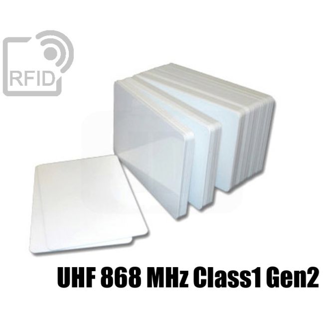 CR01C81 Tessere card bianche RFID UHF 868 MHz Class1 Gen2 thumbnail