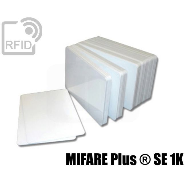 CR01C83 Tessere card bianche RFID Mifare Plus ® SE 1K swatch