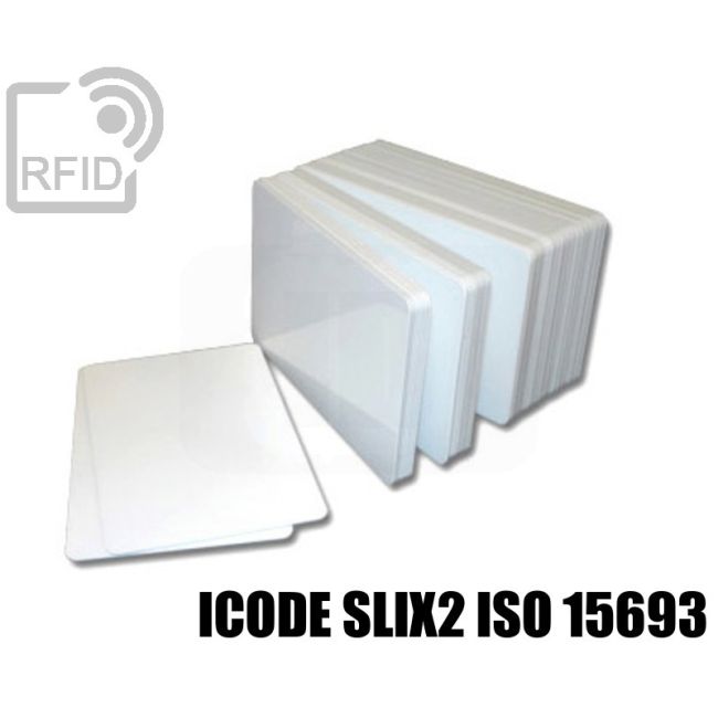 CR01C85 Tessere card bianche RFID NFC ICode SLIX2 iso 15693 swatch