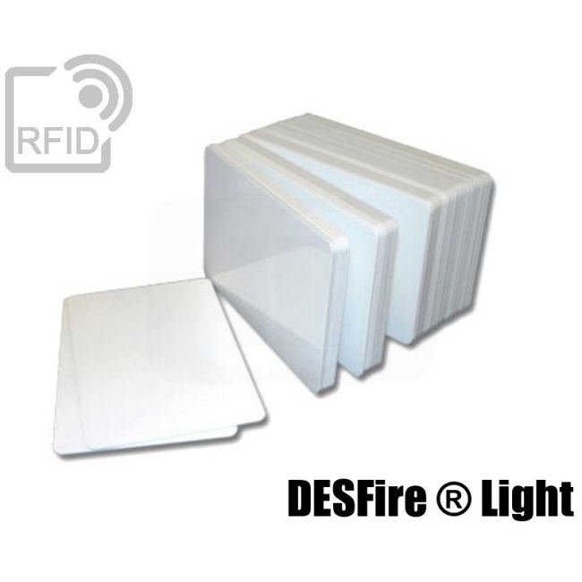 CR01C92 Tessere card bianche RFID NFC Desfire ® Light swatch