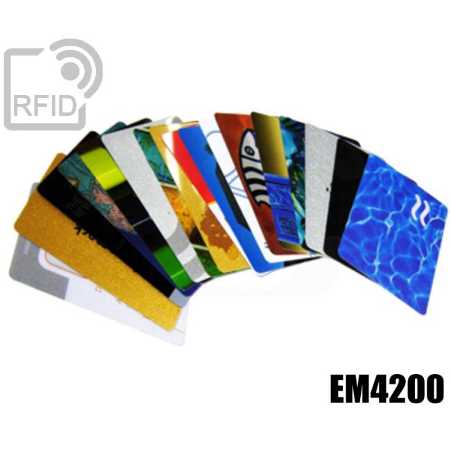 CR02C02 Tessere card personalizzate RFID EM4200 swatch